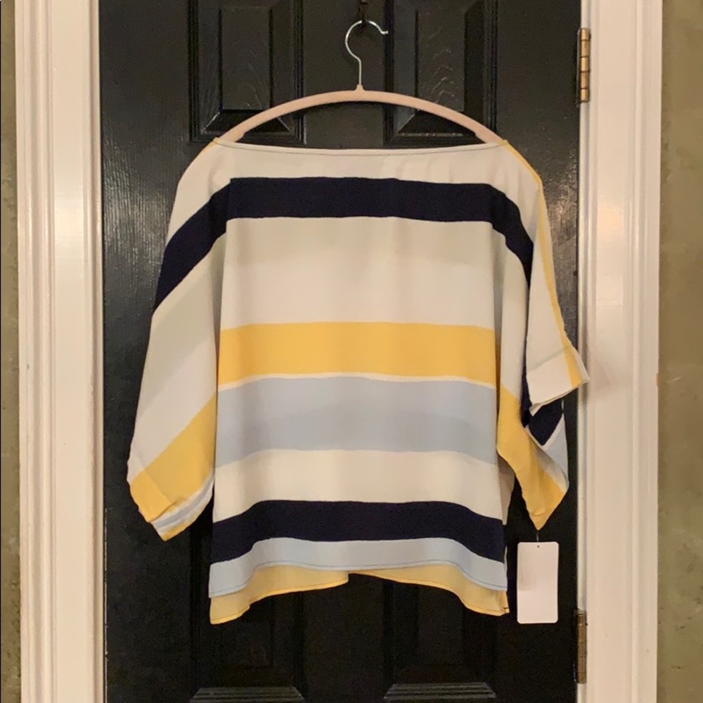 Zara striped oversized crop XS.